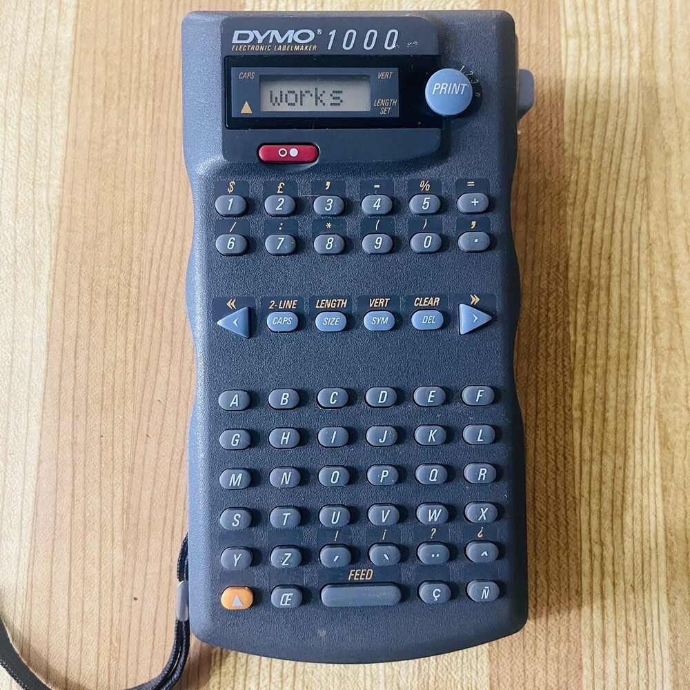 Dymo RhinoPro 1000 Label Thermal Printer Maker Electronic Labelmaker Tested